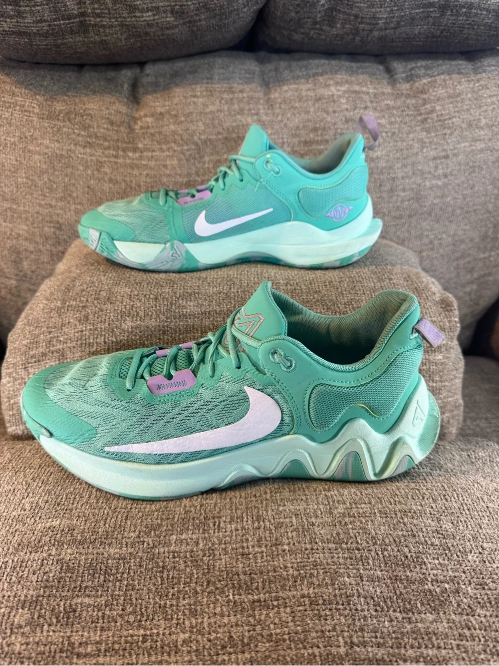 Nike Giannis Immortality 2 Men’s Mint Purple DM0825-300 Size 11